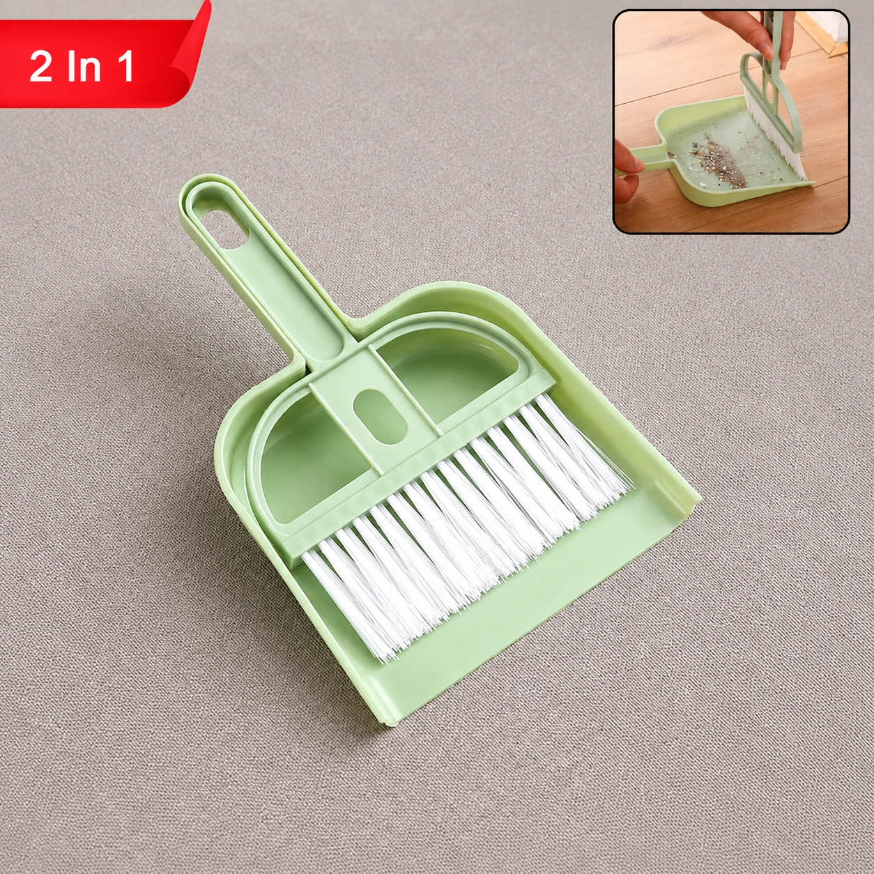2-in-1 Handheld Cleaning Dustpan