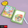 Screen-Free Creative Play! Magic Water Painting Book with Doodle Pen