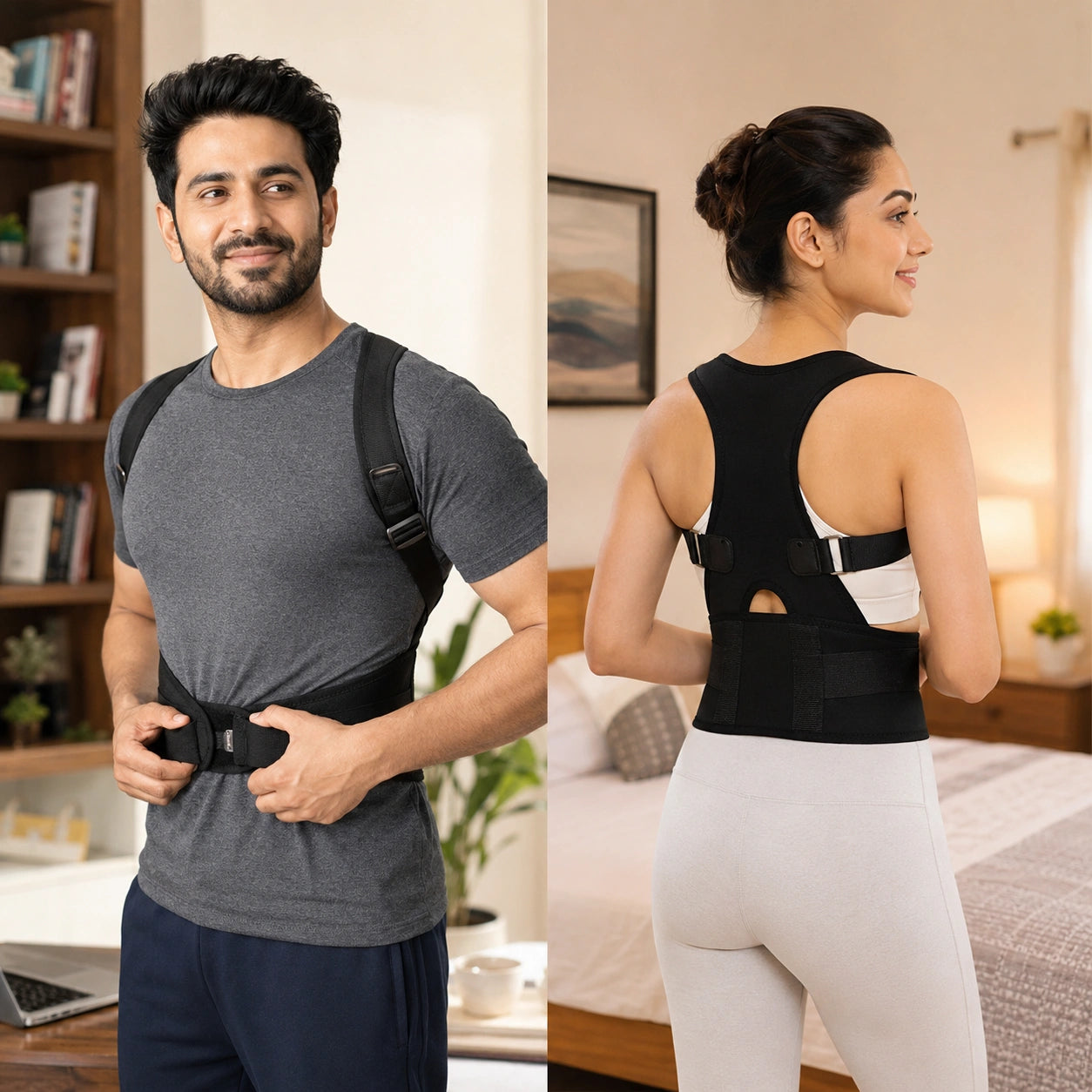 Back Looking Bent? Adjustable Posture Corrector Belt for Men & Women