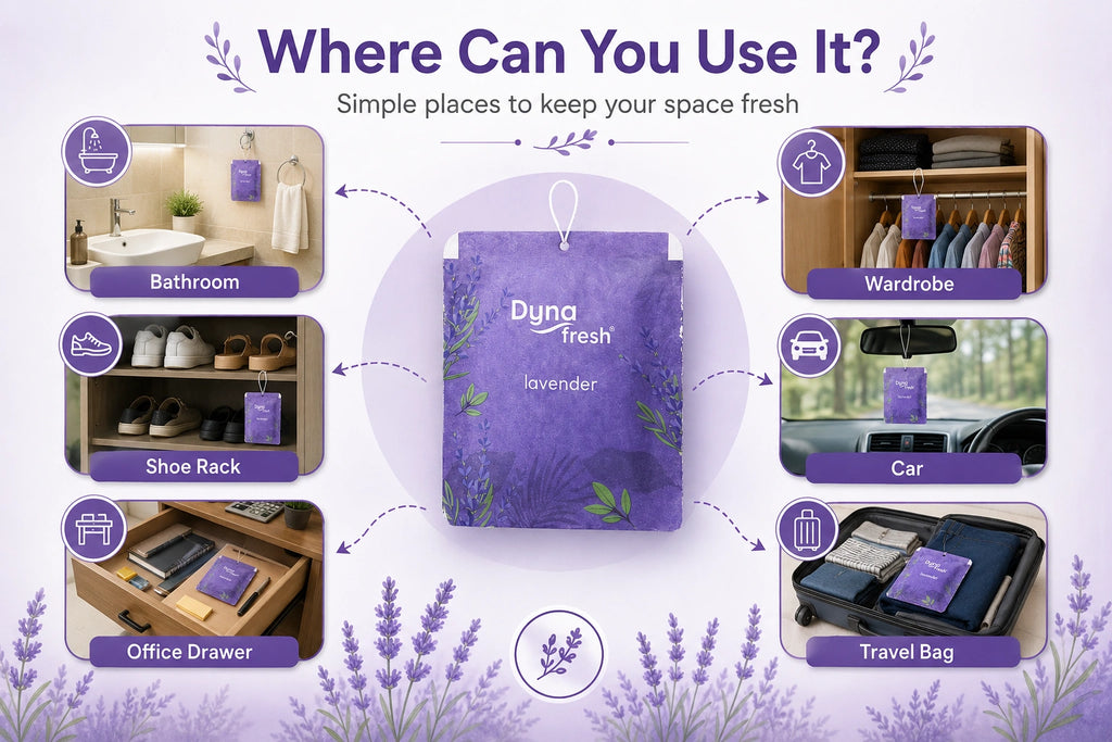 Bad Smell Gone! Lavender Hanging Air Freshener Gel for Fresh Home & Car