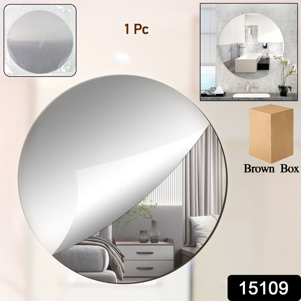 Plastic Square 3d Mirror Wall Stickers (1 Pc)