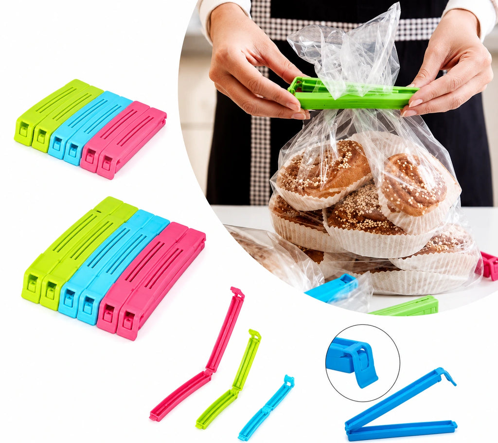 Multipurpose Clips for Mess-Free Kitchen Use to Seal Open Packets Easily (Set of 36, Multicolor)