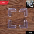 1696 Table Corners Edge Protector Guards For Baby Child Safety (Pack Of 4pc)