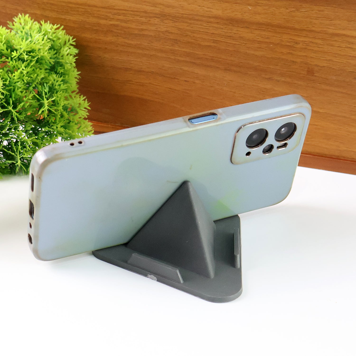 Pyramid Grey Mobile Stand With 3 Different Inclined Angles