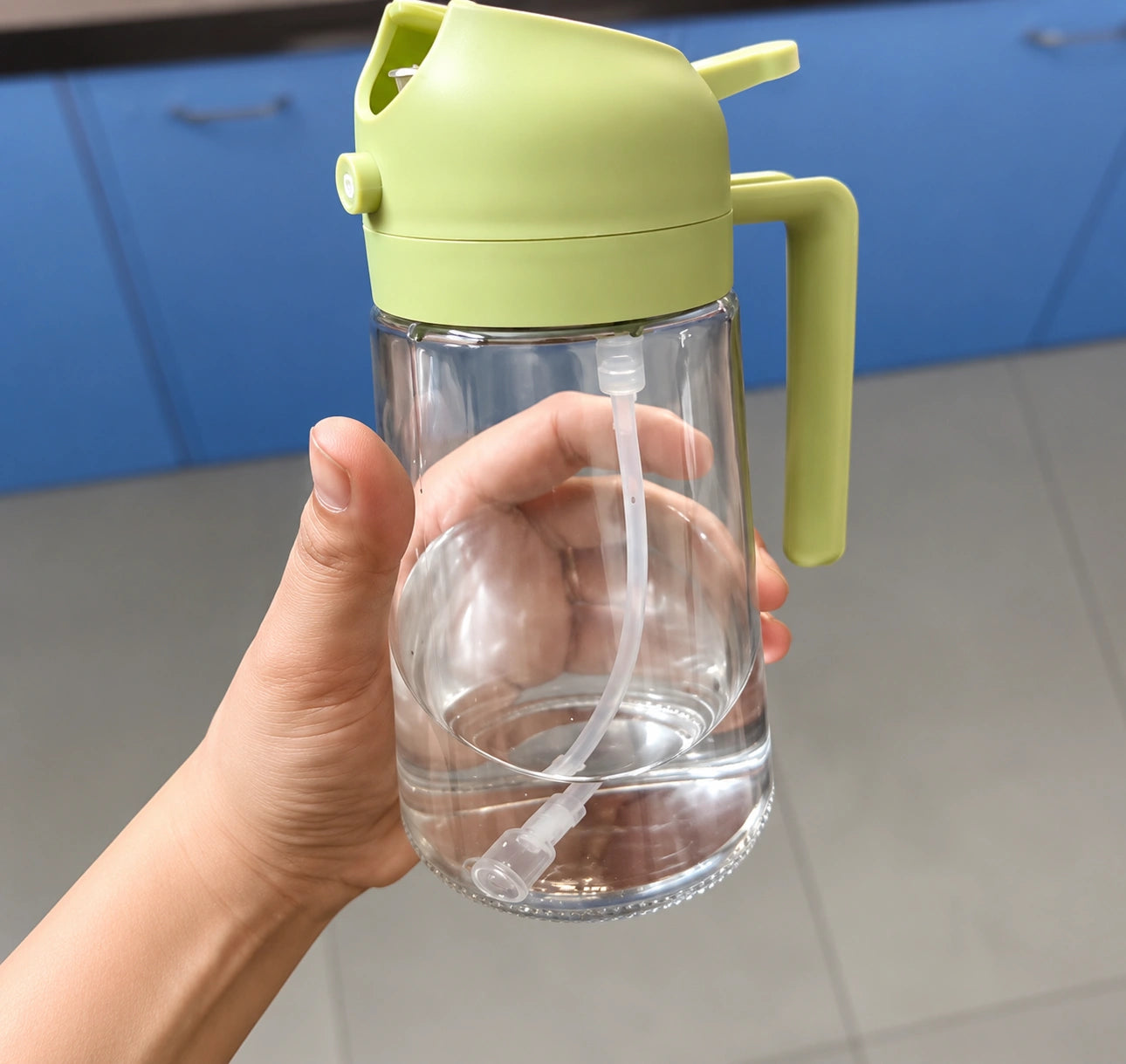 500ml 2-in-1 Cooking Oil Spray Bottle for Mess-Free Cooking