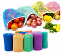 Set of 12 Fresh Storage Bags to Keep Fruits & Veggies Organized