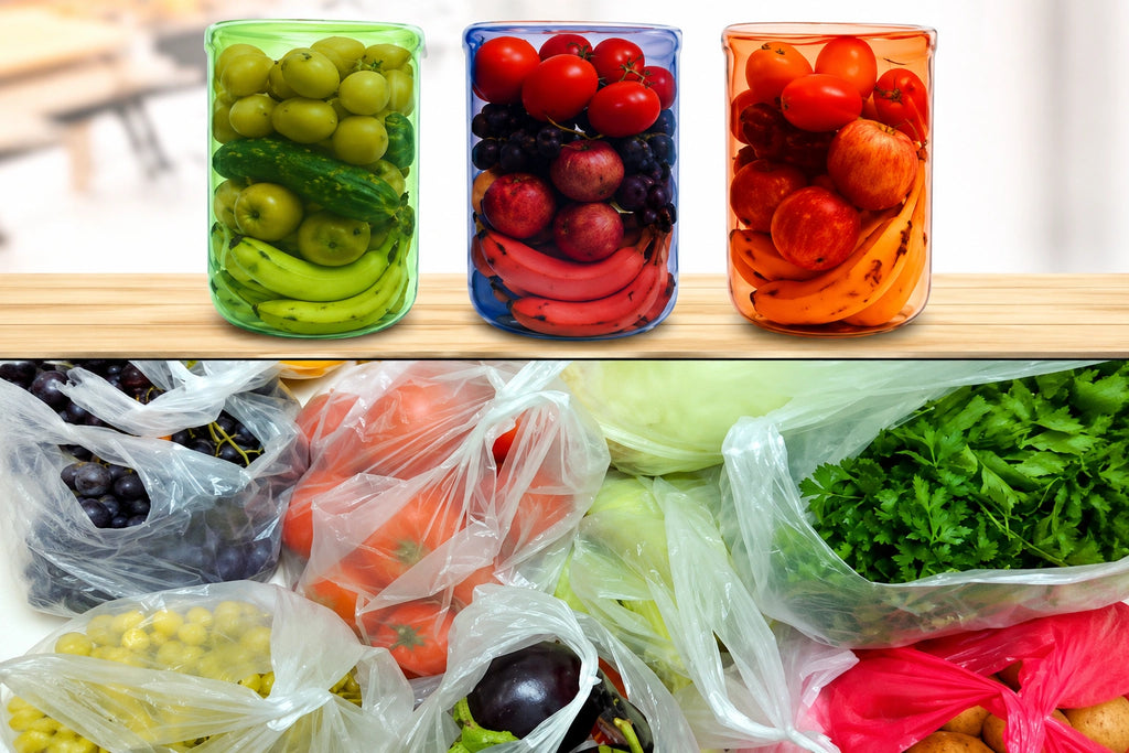 Set of 12 Fresh Storage Bags to Keep Fruits & Veggies Organized