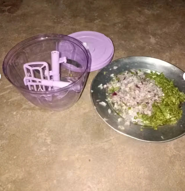1 Ltr Big Kitchen Helper for Fast Onion & Veggie Chopping for Mess-Free Meal Prep
