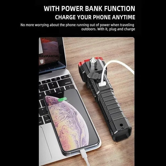 8-in-1 Emergency Light for Power Cuts & Outdoor Safety